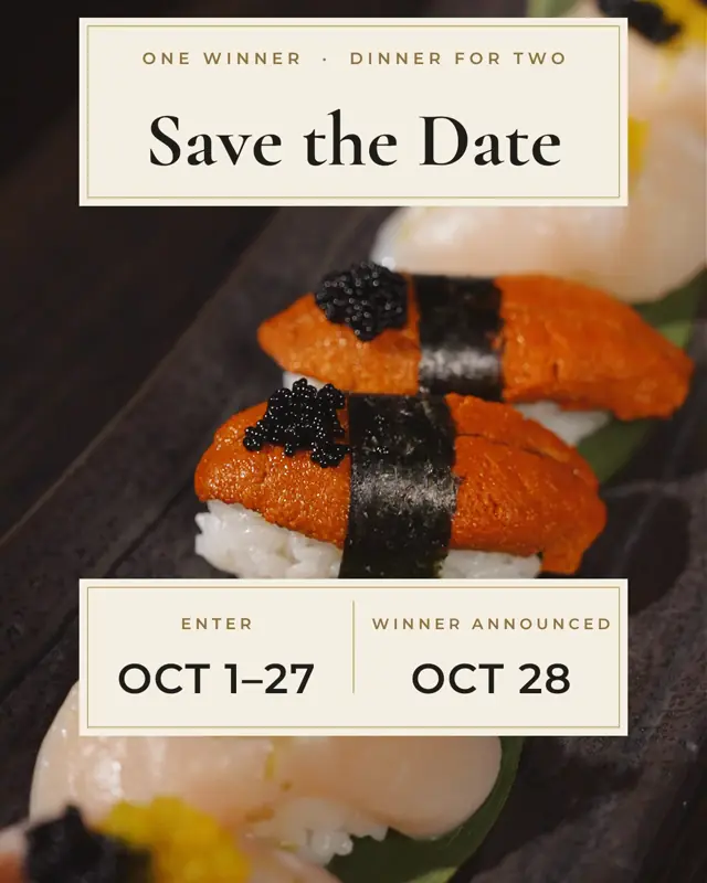 Social post for ISE Sushi